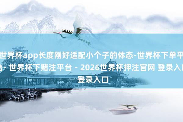 世界杯app长度刚好适配小个子的体态-世界杯下单平台- 世界杯下赌注平台 - 2026世界杯押注官网 登录入口